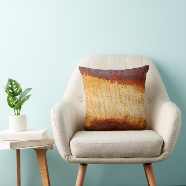 Rusty Corrosion Abstract Design Cushion (Chair)