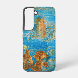 Rusty Distressed Blue Metal Samsung Galaxy Case