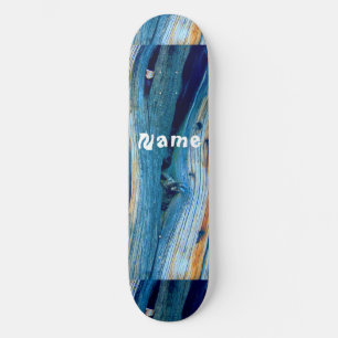 Rusty driftwood blue Thunder_Cove  Skateboard
