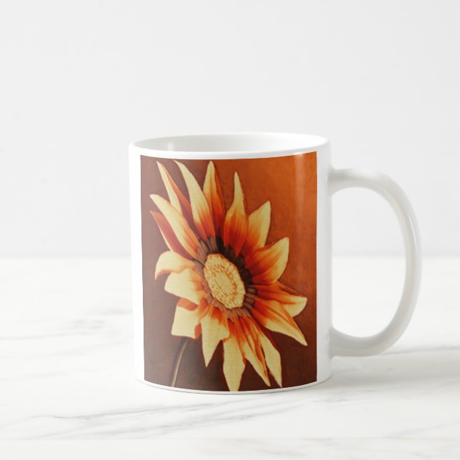 Rusty Gazania Coffee Mug (Right)