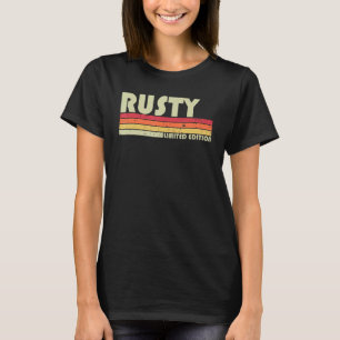 RUSTY Gift Name Personalised Funny Retro Vintage B T-Shirt