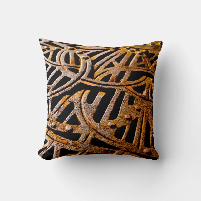 Rusty Grate Cushion (Front)