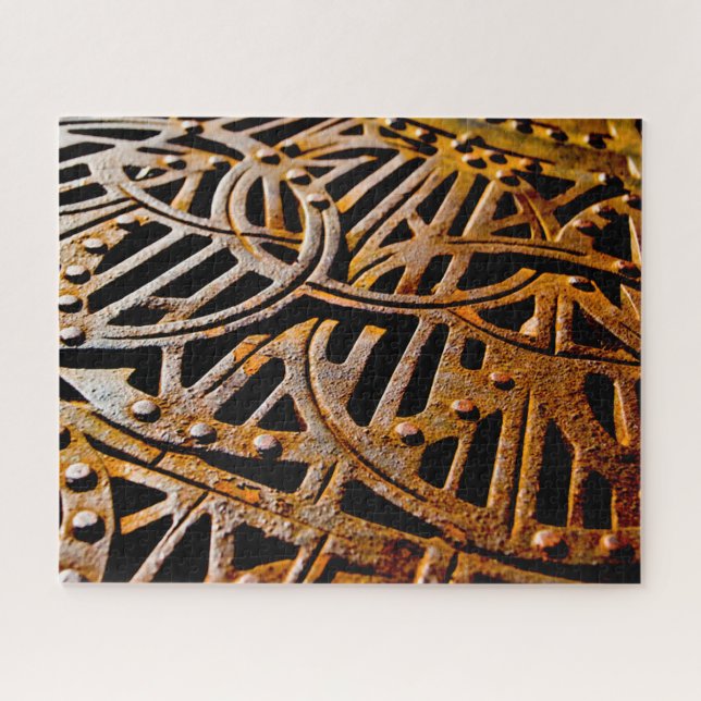 Rusty Grate Jigsaw Puzzle (Horizontal)