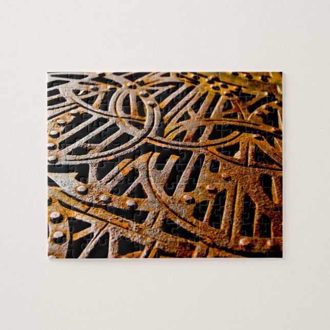 Rusty Grate Jigsaw Puzzle (Horizontal)