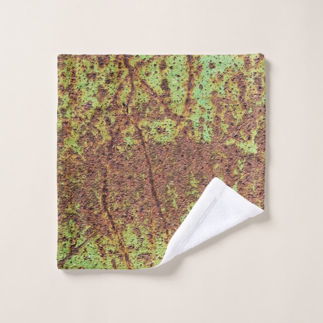 Rusty green looking wash cloth (Wash Cloth)
