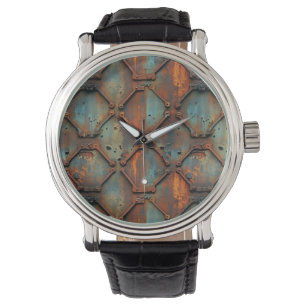 Rusty Iron Wall Clock Watch