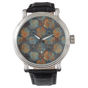 Rusty Iron Wall Clock Watch