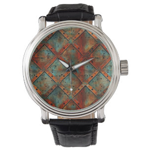Rusty Iron Wall Clock Watch