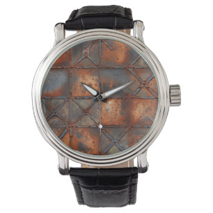 Rusty Iron Wall Clock Watch