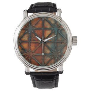Rusty Iron Wall Clock Watch