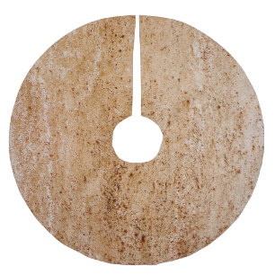 Rusty iron wall, texture detail. brushed polyester tree skirt