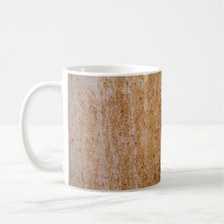 Rusty iron wall, texture detail. coffee mug