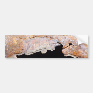 Rusty Junk Pipe Textured Rust Bumper Sticker