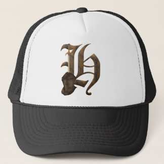 Rusty Knight Initial H Trucker Hat