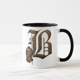 Rusty Knights Initial B Mug