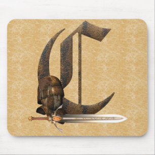 Rusty Knights Initial C Mouse Pad
