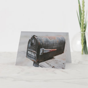 Rusty Mailbox Card