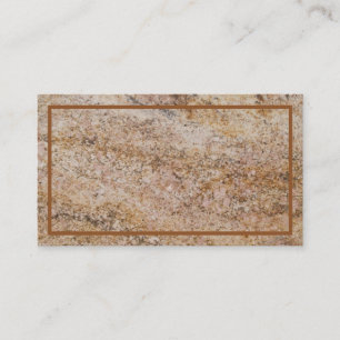 Rusty Marble Textured Business Card