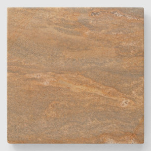 Rusty Marbled Spotted Square Stone Coaster