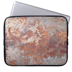 Rusty metal background laptop sleeve