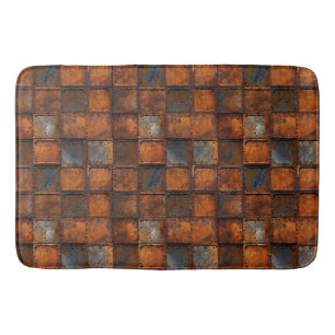 Rusty Metal Bath Mat