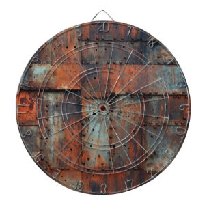 Rusty Metal Dartboard