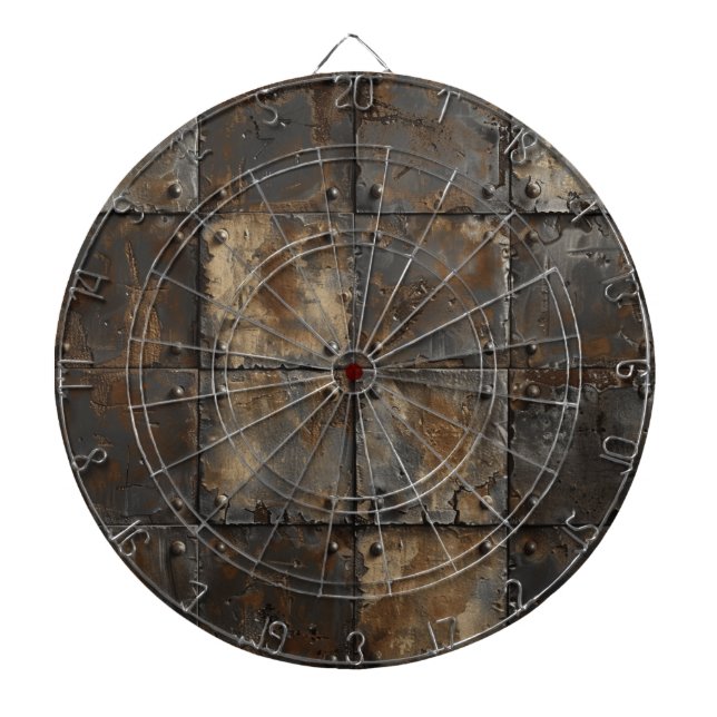 Rusty Metal Dartboard (Front)