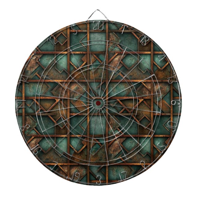 Rusty Metal Dartboard (Front)