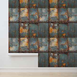 Rusty Metal Industrial Wallpaper