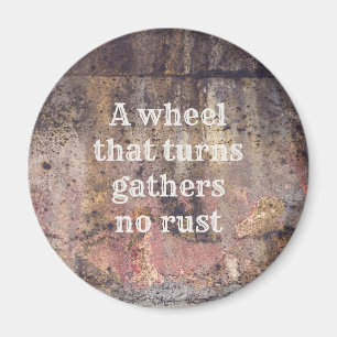 Rusty metal magnet