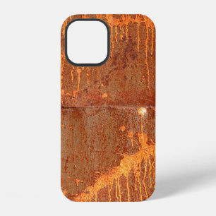 rusty metal panel texture background iPhone 12 case