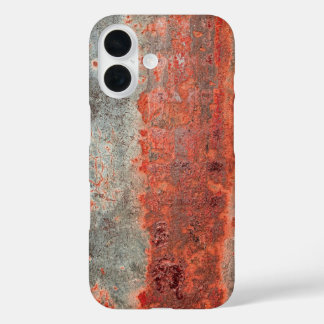 Rusty Metal Surface with Cracks iPhone 16 Case