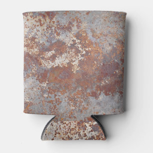 Rusty Metal Texture Background Can Cooler