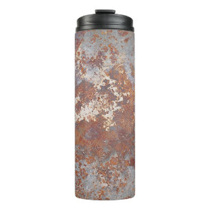 Rusty Metal Texture Background Thermal Tumbler