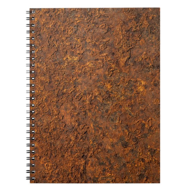 Rusty Metal: Textured Iron Aesthetics. Notebook (Front)
