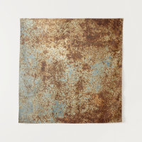 Rusty Metal: Textured Panel Background.