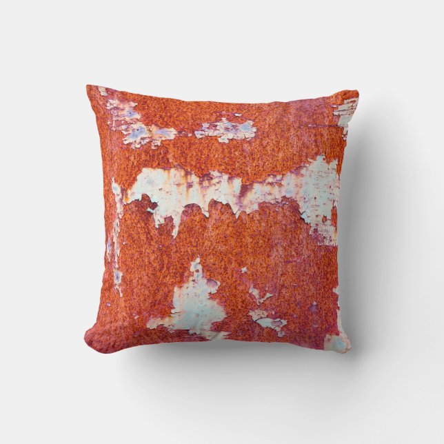 Rusty metal texturegrunge, textured, abstract, age cushion (Front)