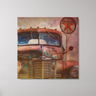 Rusty Old Antique Car Canvas Print