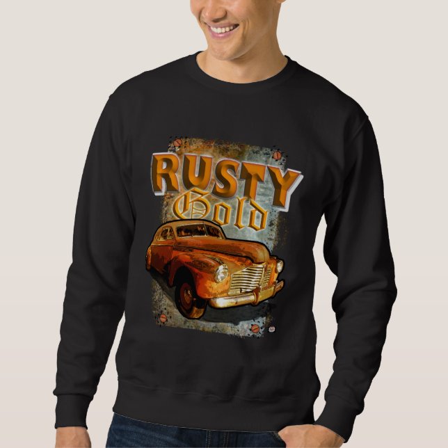 Rusty Old Classic Car Sweatshirt (Front)