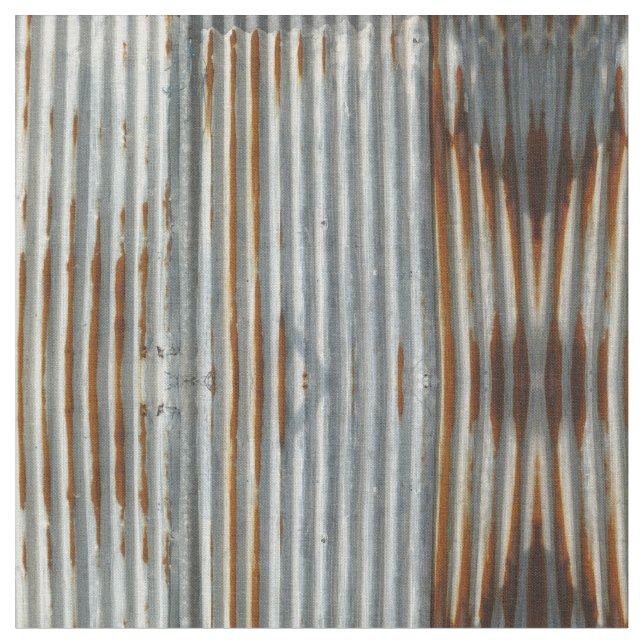 Rusty Old Fence! Fabric (Close Up)