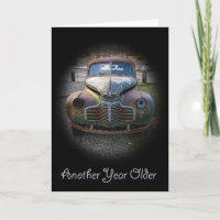 Rusty Old Hulk Birthday Card