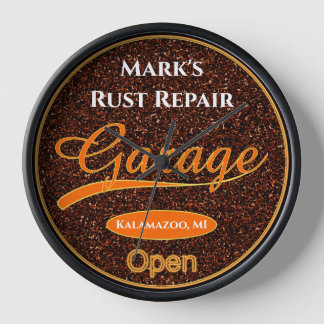 Rusty Rebel Classic Clunkers Garage Wall Clock
