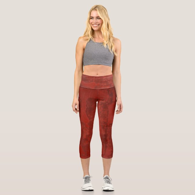 Rusty red capris (Front)