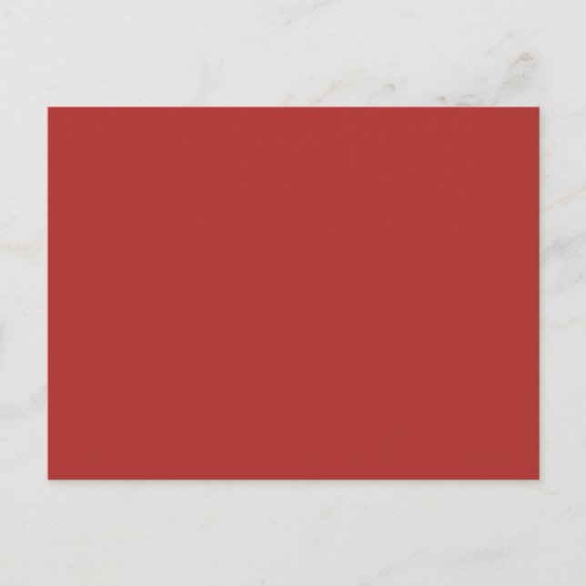 RUSTY RED (solid colour) ~ Postcard (Front)