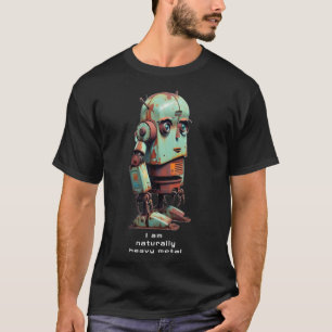 Rusty Robot: I am naturally heavy metal T-Shirt