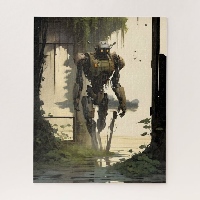 Rusty Robot Jigsaw Puzzle (Vertical)