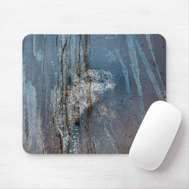 Rusty Steaks on Paint Texture Mouse Pad (With Mouse)