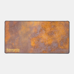 Rusty Steel Desk Mat