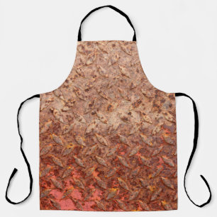 Rusty steel plate, grungy metal texture. apron
