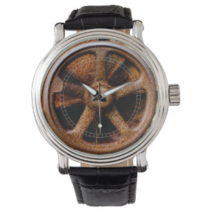 Rusty Submarine Hatch Wheel Watch